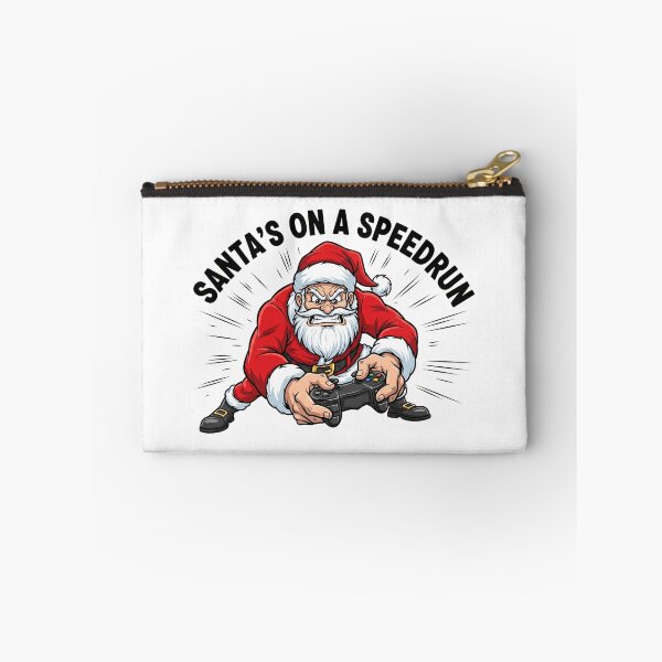 Item preview, Christmas on a Speedrun – Gamer Holiday Speedrun Design designed and sold by Ovaloon.