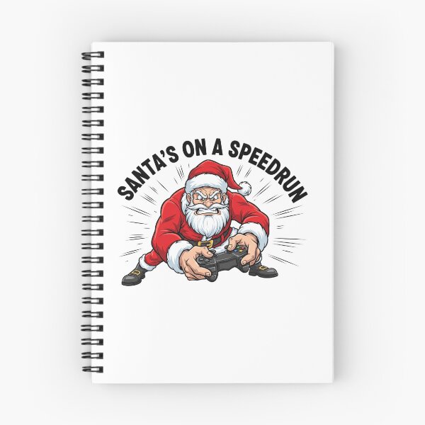 Item preview, Christmas on a Speedrun – Gamer Holiday Speedrun Design designed and sold by Ovaloon.