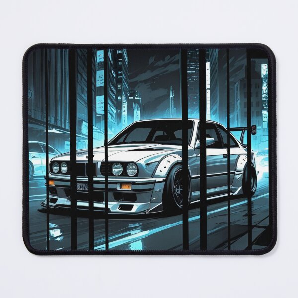 Item preview, B.W Power of the 3 series coupe with wide body kit, street racing vibe, high contrast neon colors 4 designed and sold by Neon G.