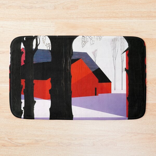Item preview, Eyvind Earle - Red Barn designed and sold by meldefiart.