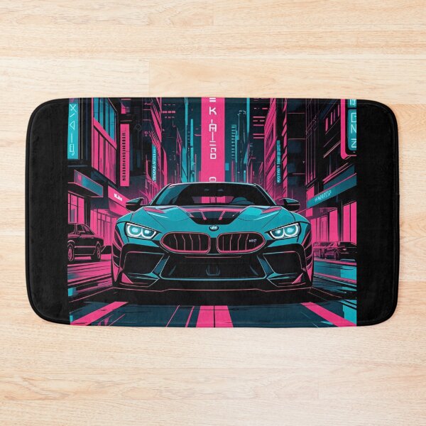 Item preview, B.W M6 Power of the 6 series coupe, street racing vibe, high contrast neon cyberpunk city 3 designed and sold by Neon G.