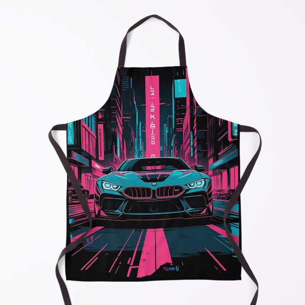 Item preview, B.W M6 Power of the 6 series coupe, street racing vibe, high contrast neon cyberpunk city 3 designed and sold by Neon G.