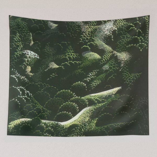 Item preview, Eyvind Earle - Santa Barbara Mountains designed and sold by meldefiart.
