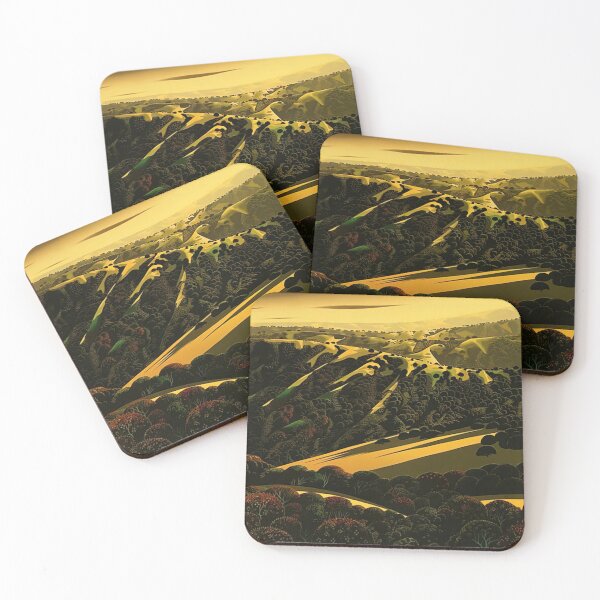 Item preview, Eyvind Earle - Santa Cruz Mountains designed and sold by meldefiart.