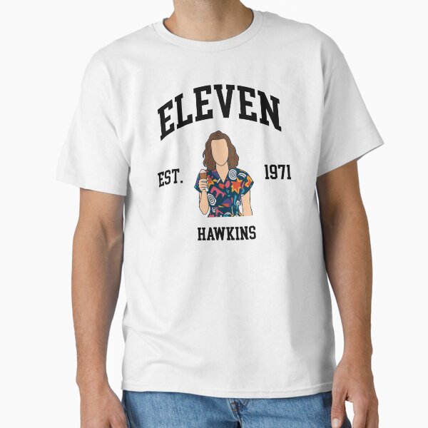 Retro Stranger Things Eleven Characters Est 1971 Classic T-Shirt