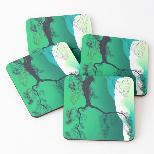 Item preview, Eyvind Earle - Sea Cliffs And Pine Branch designed and sold by meldefiart.