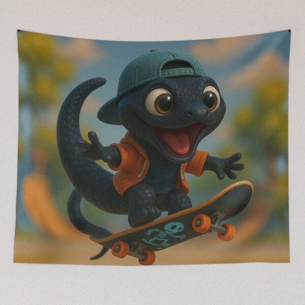 Item preview, Skater Eastern Indigo Snake designed and sold by Sillytoe.