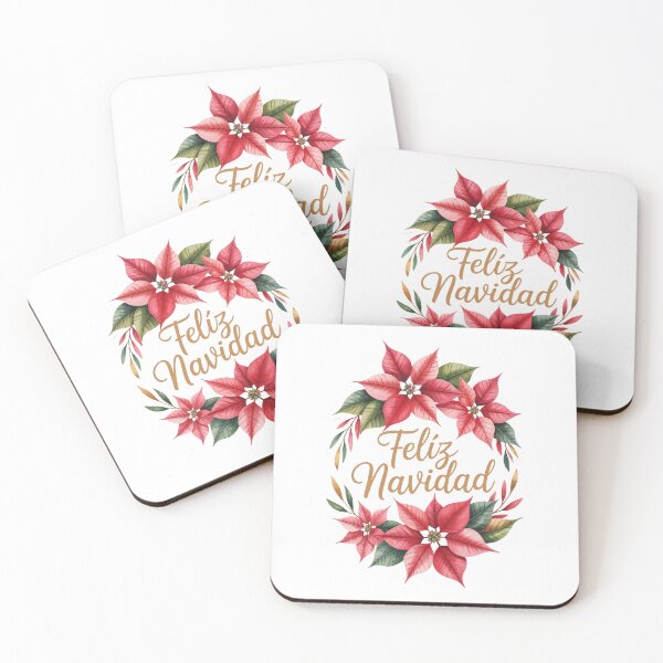 Item preview, Feliz Navidad Poinsettia Wreath designed and sold by jkrphoto.
