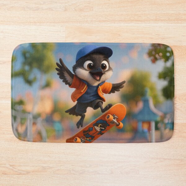 Item preview, Skater Eastern Kingbird designed and sold by Sillytoe.