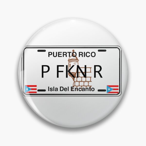 Item preview, “P F K N R | Placa Puertorriqueña Orgullo Boricua – Orgullo Boricua & Latinidad” designed and sold by RivendellBird.