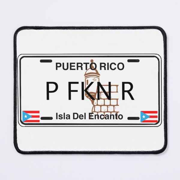 Item preview, “P F K N R | Boricua Pride Puerto Rican License Plate – Orgullo Boricua & Latinidad” designed and sold by RivendellBird.