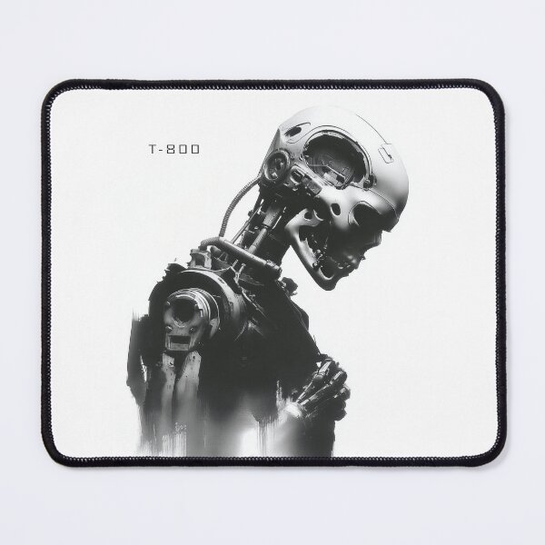 Item preview, The T-800 Robot Ink Illustration designed and sold by blackdogshop.