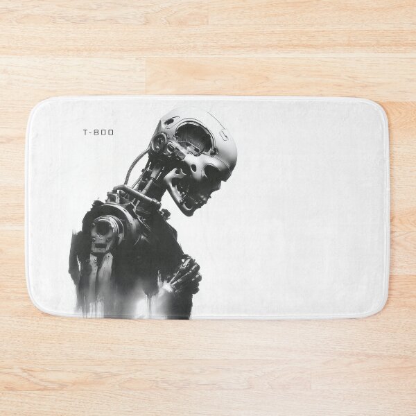 Item preview, The T-800 Robot Ink Illustration designed and sold by blackdogshop.
