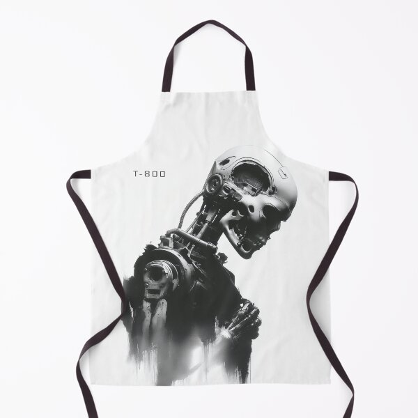Item preview, The T-800 Robot Ink Illustration designed and sold by blackdogshop.
