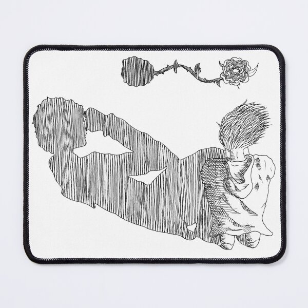 Item preview, The Preacher and the Rose - Symbolic Black and White Drawing (Inkwork) designed and sold by Keltoi-art.