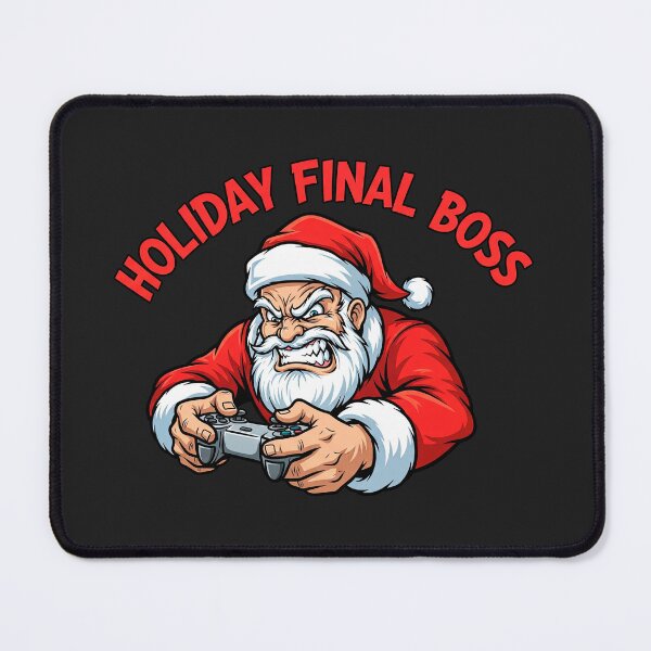 Item preview, Holiday Final Boss – Funny Christmas Gamer Design designed and sold by Ovaloon.