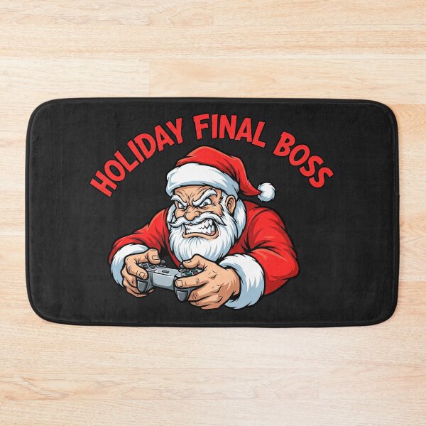 Item preview, Holiday Final Boss – Funny Christmas Gamer Design designed and sold by Ovaloon.