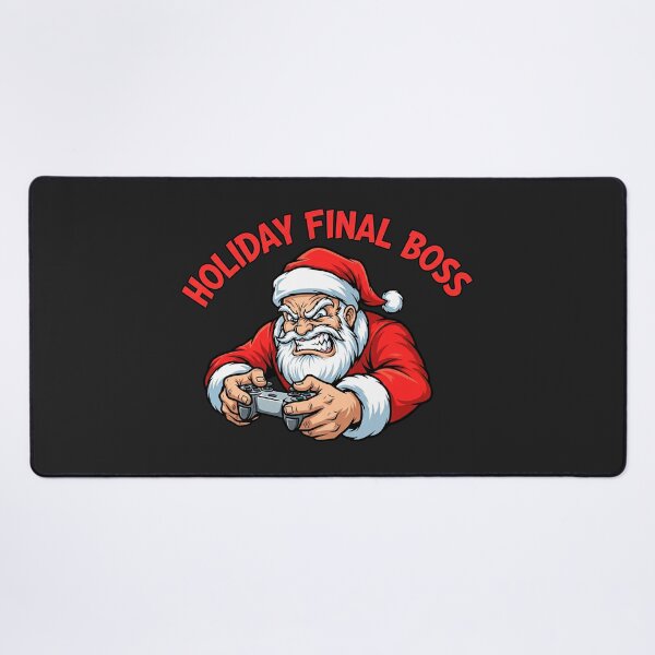 Item preview, Holiday Final Boss – Funny Christmas Gamer Design designed and sold by Ovaloon.