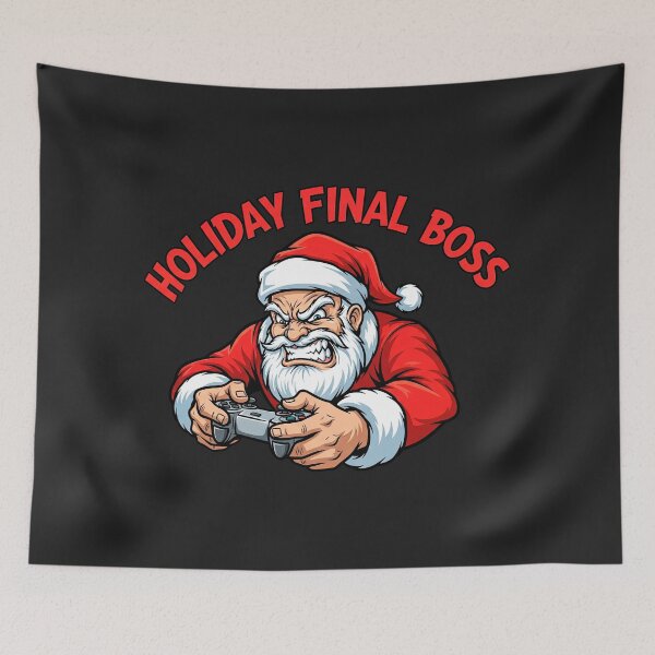Item preview, Holiday Final Boss – Funny Christmas Gamer Design designed and sold by Ovaloon.