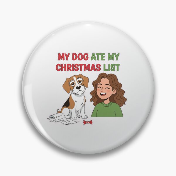 Item preview, Funny Dog Ate Christmas List Xmas Pet Lover Gift designed and sold by Bratak.