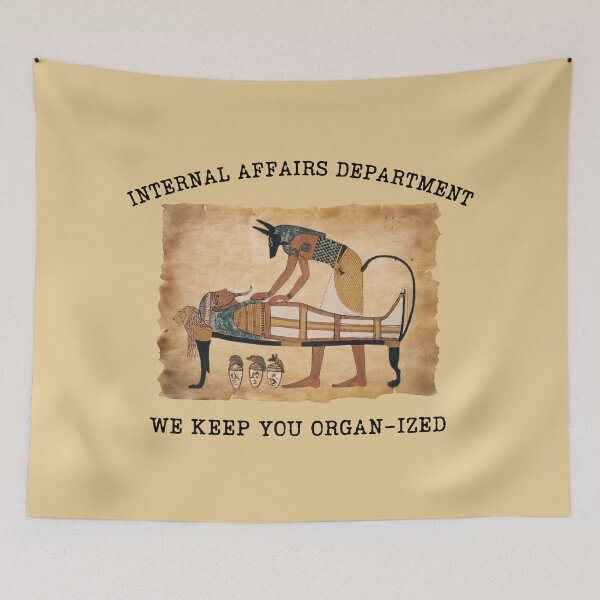 Item preview, Anubis Embalming the Dead designed and sold by Lucinda Theodore.