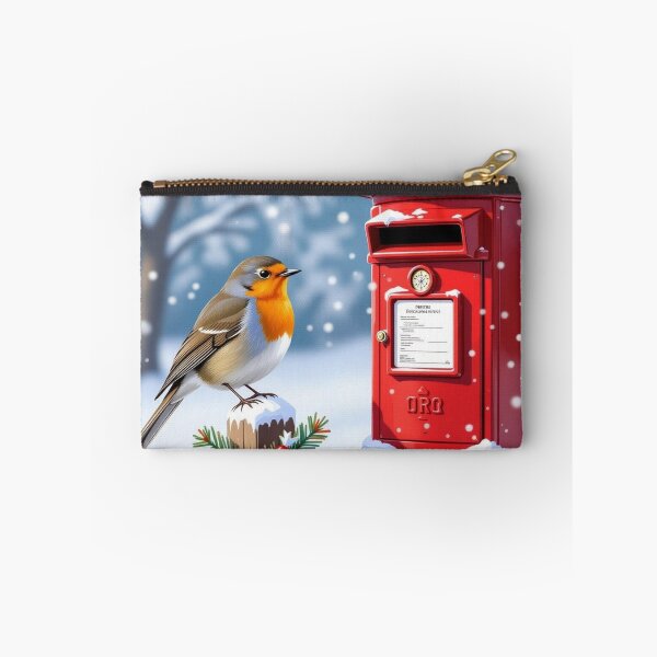 Item preview, Robin looking into a postbox at Christmas  designed and sold by Horror03.