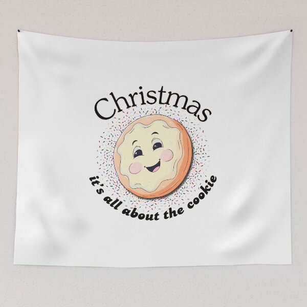 Item preview, Christmas Cookie – Funny Retro Holiday Baking Family Tradition It’s All About the Cookie designed and sold by SunandShade.
