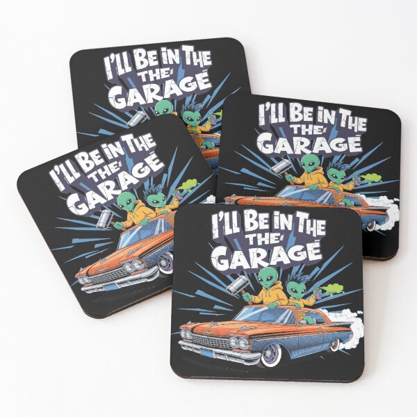 Item preview, I’ll Be in the Garage – Mechanic Lifestyle Quote designed and sold by TextMood.