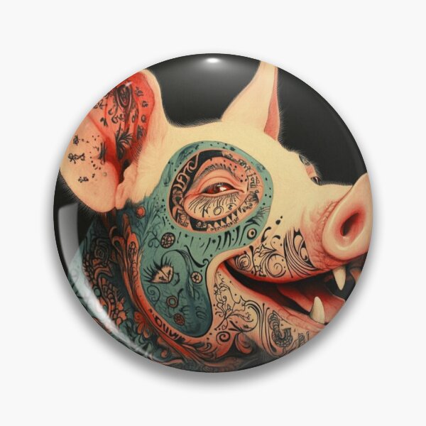 Item preview, Swinefluencer Supreme: Oinkoncé’s Tattooed Taco Tuesday Meltdown designed and sold by Print Fiction.