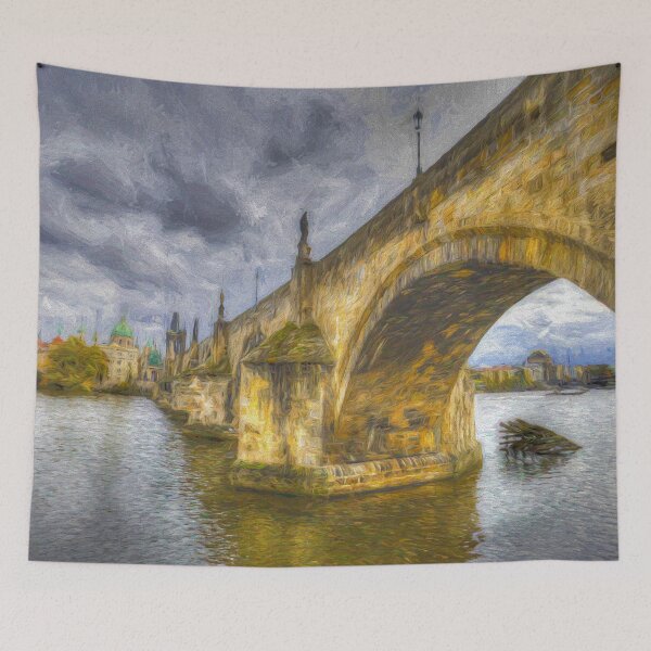 Item preview, Charles Bridge Prague Architecture Art designed and sold by Londonimages.