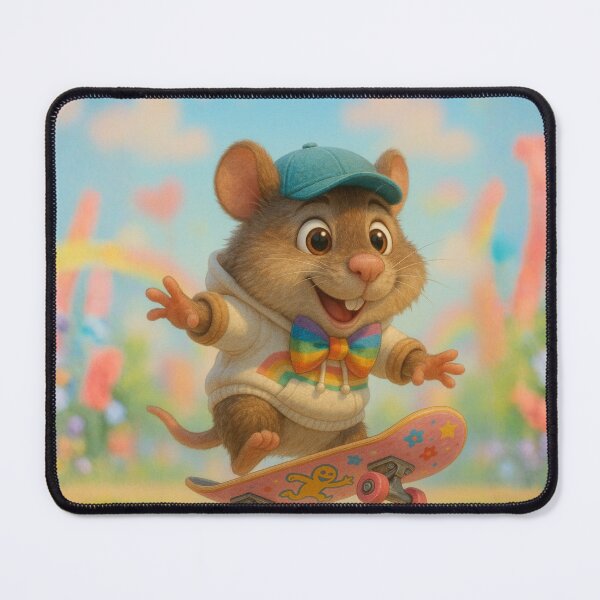 Item preview, Skater Eastern Woodrat designed and sold by Sillytoe.