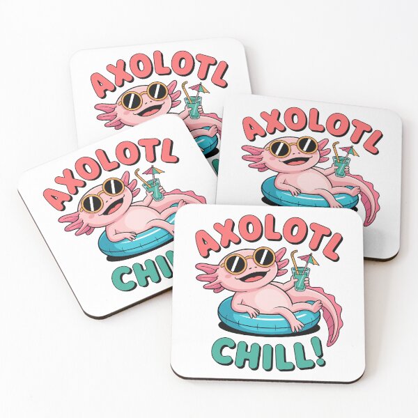 Item preview, Axolotl Chill! – Cool Summer Axolotl Floatie Vibes designed and sold by JPees.
