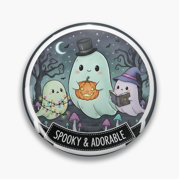 Item preview, Spooky and Adorable Ghost Trio designed and sold by Ekracreatives.