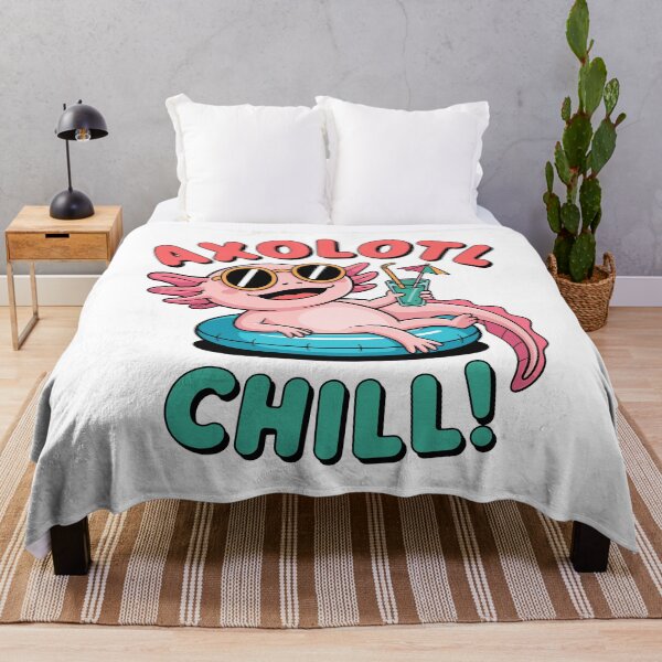 Item preview, Axolotl Chill! – Cool Summer Axolotl Floatie Vibes designed and sold by JPees.