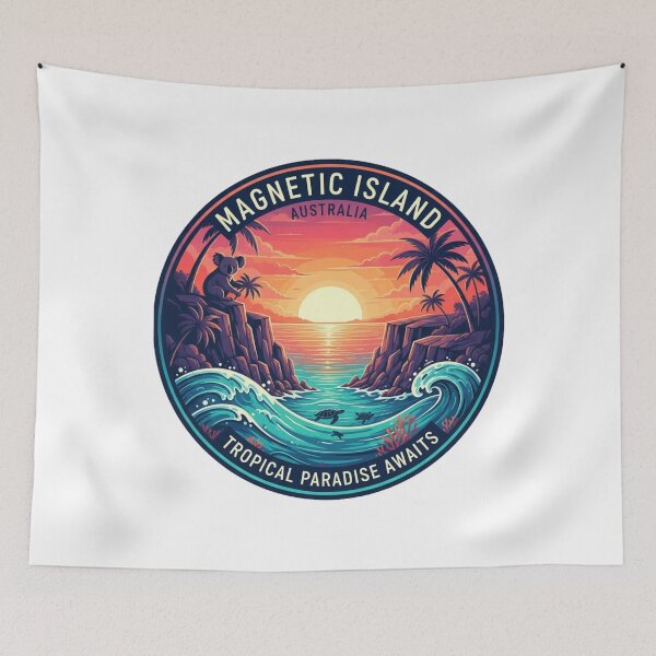 Item preview, Magnetic Island Australia designed and sold by JustCrafted.