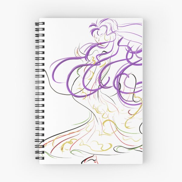 Item preview, The Elegant Gypsy - Digital Painting with Fluid Lines designed and sold by Keltoi-art.