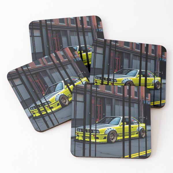 Item preview, B.W Power of the 3 series coupe with wide body kit, street racing vibe, high contrast neon colors 3 designed and sold by Neon G.