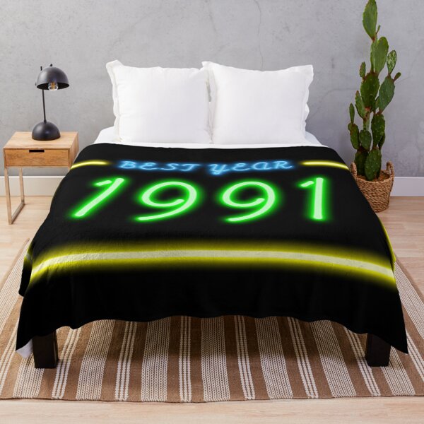 Item preview, BEST YEAR 1991 Neon Retro Design designed and sold by ArchersBoutique.