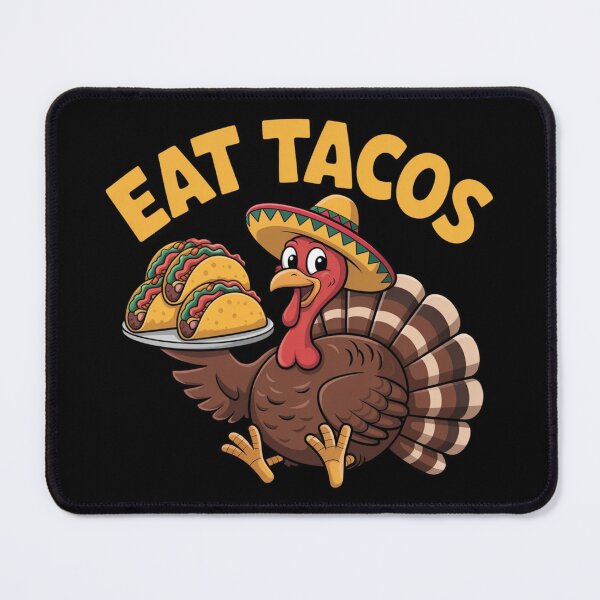 Item preview, Funny Thanksgiving Turkey Eat Tacos Mexican Thanksgiving designed and sold by Dabbing Turtle Designs.