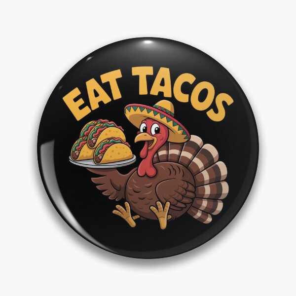 Item preview, Funny Thanksgiving Turkey Eat Tacos Mexican Thanksgiving designed and sold by Dabbing Turtle Designs.