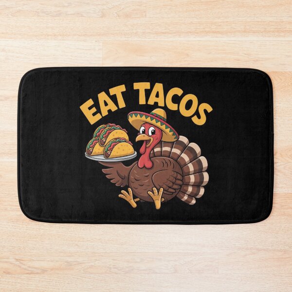 Item preview, Funny Thanksgiving Turkey Eat Tacos Mexican Thanksgiving designed and sold by Dabbing Turtle Designs.