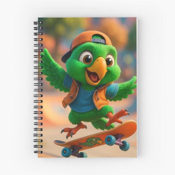 Item preview, Skater Eclectus Parrot designed and sold by Sillytoe.