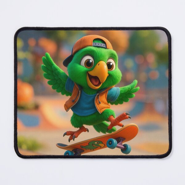 Item preview, Skater Eclectus Parrot designed and sold by Sillytoe.