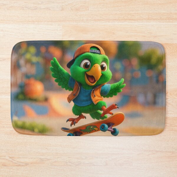 Item preview, Skater Eclectus Parrot designed and sold by Sillytoe.