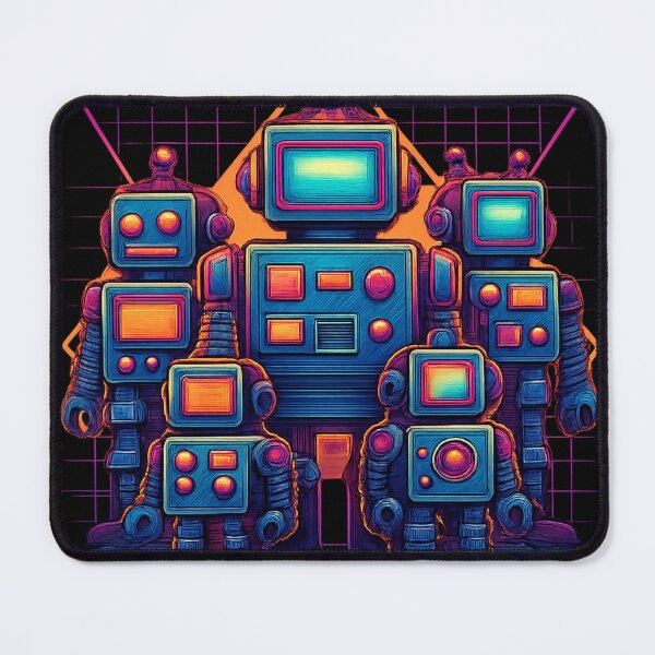 Item preview, Retro Bots Universe designed and sold by TendenciaImpressa.