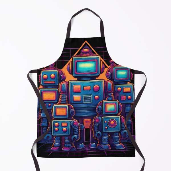Item preview, Retro Bots Universe designed and sold by TendenciaImpressa.