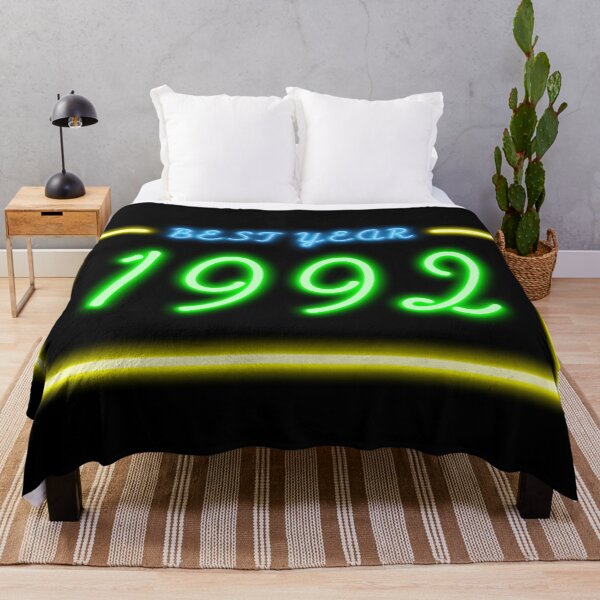 Item preview, BEST YEAR 1992 Neon Retro Design designed and sold by ArchersBoutique.
