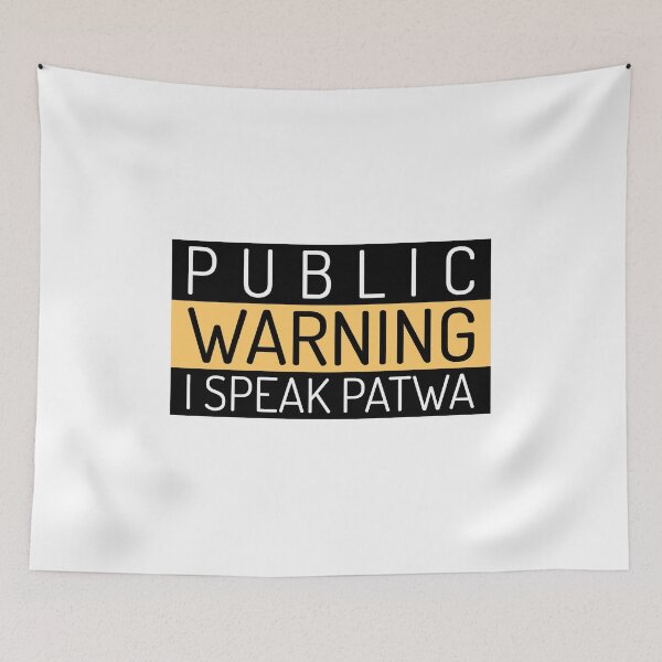 Item preview, Public Warning: I Speak Patwa-Jamaican Culture designed and sold by Kolcha.