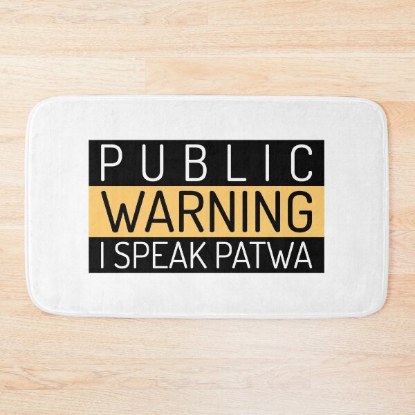 Item preview, Public Warning: I Speak Patwa-Jamaican Culture designed and sold by Kolcha.