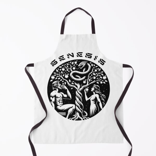 Item preview, The First Temptation – Adam and Eve Biblical Illustration T-Shirt designed and sold by Sinister prints.